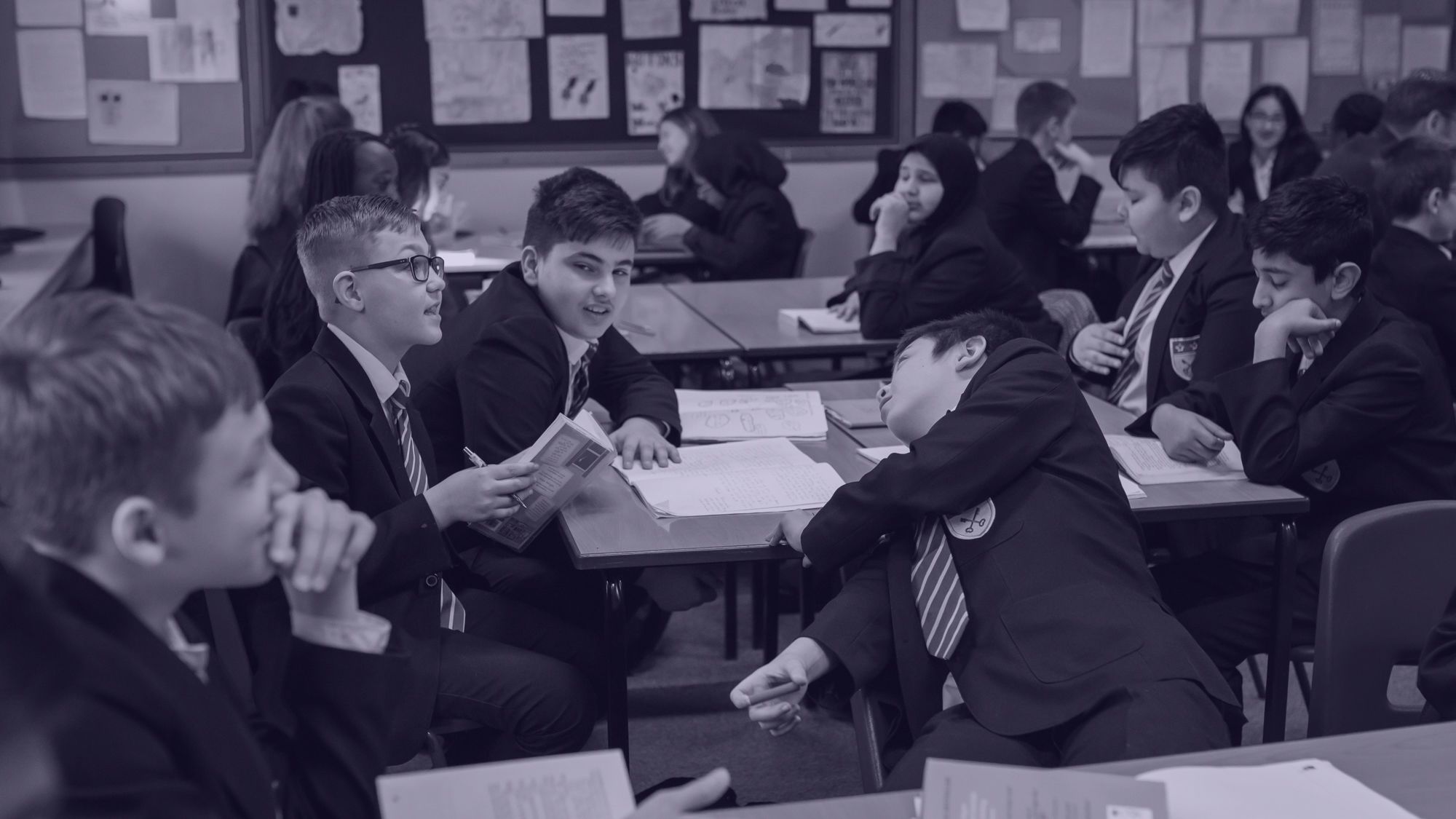 Children at a school