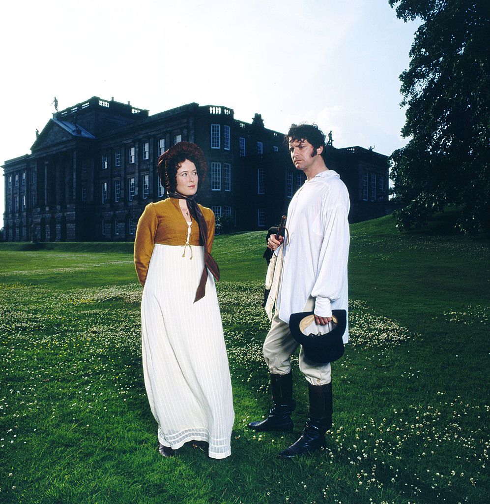 Colin Firth and Jennifer Ehle in Pride and Prejudice