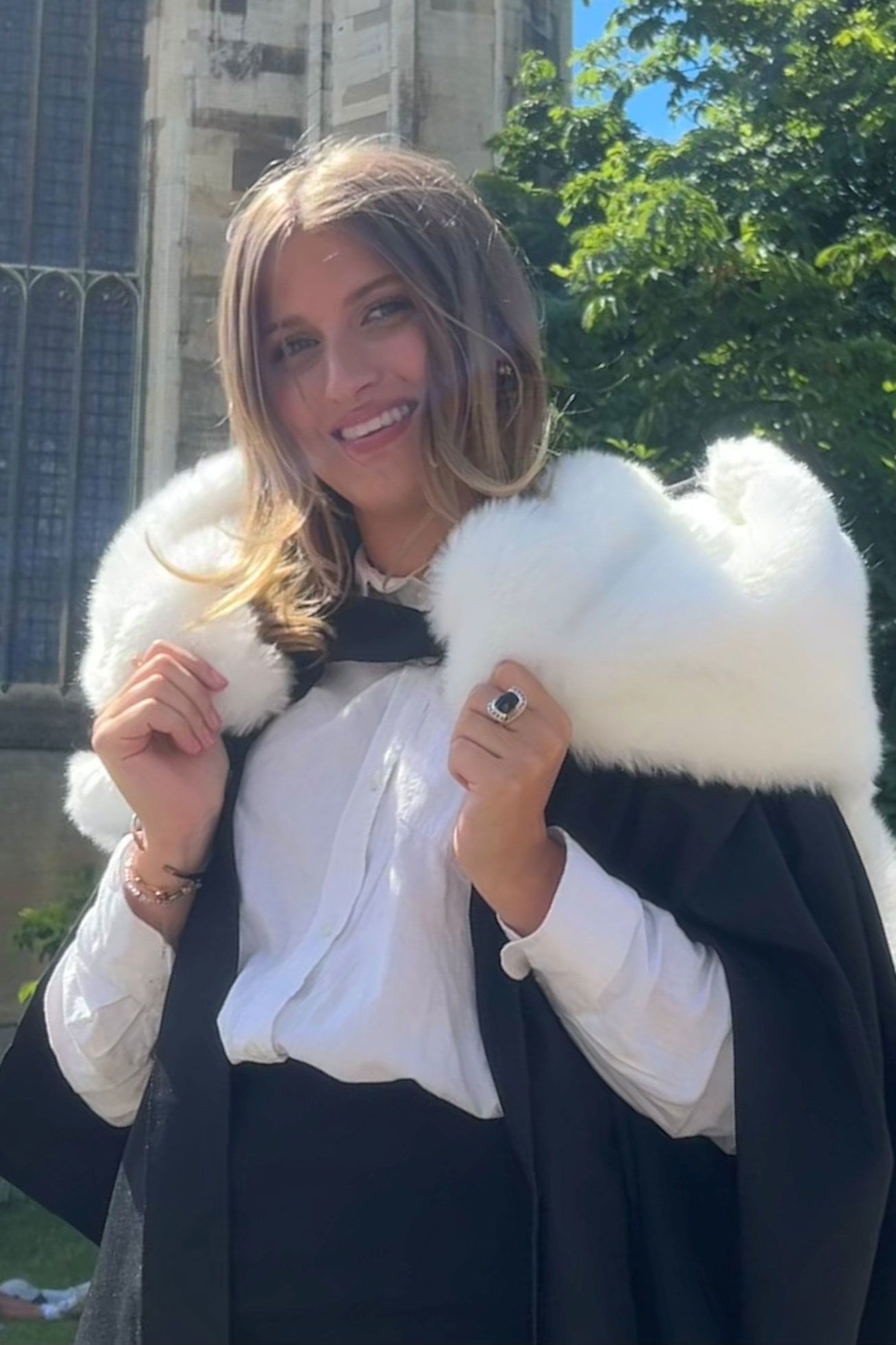 Maysie at her graduation in 2024