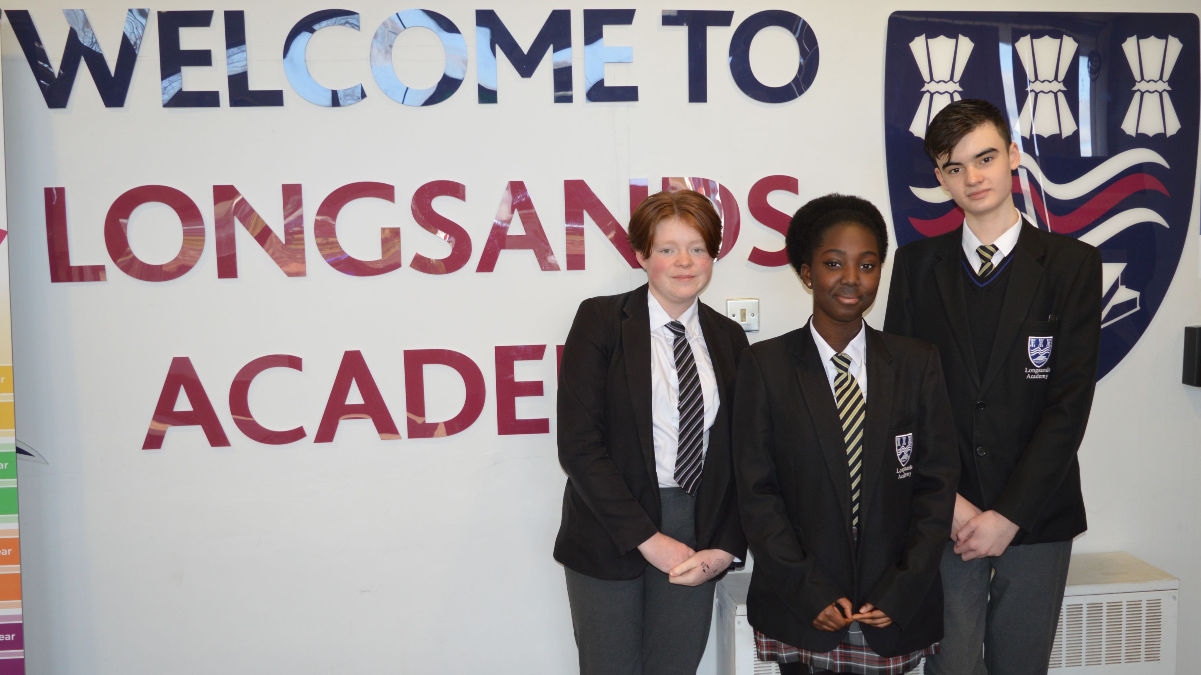 Students from Longsands Academy